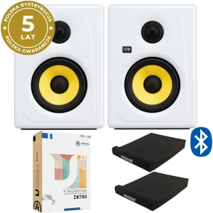 KRK KREATE 5 WHITE SET 1 Zestaw aktywnych monitorów odsłuchowych 5" PROMO