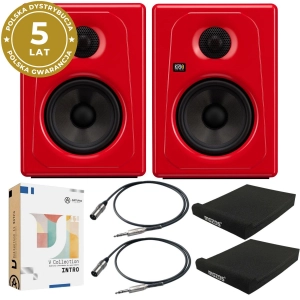 KRK KREATE 5 SCARLETT SET 2  Zestaw aktywnych monitorów odsłuchowch 5" PROMO 