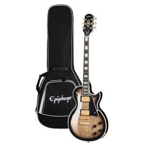 EPIPHONE LES PAUL CUSTOM QUILT COBRA BURST Gitara elektryczna + pokrowiec