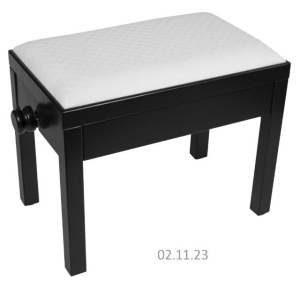ŁAWA DO PIANINA SONATA 02.11.23 CZARNA MATOWA