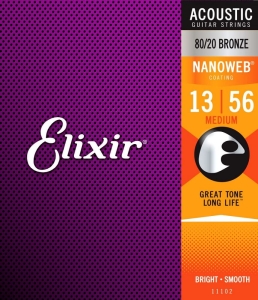 ELIXIR NANOWEB 80/20  BRONZE MEDIUM 13-56