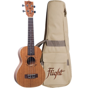 FLIGHT DUC323 MAH Ukulele koncertowe z pokrowcem